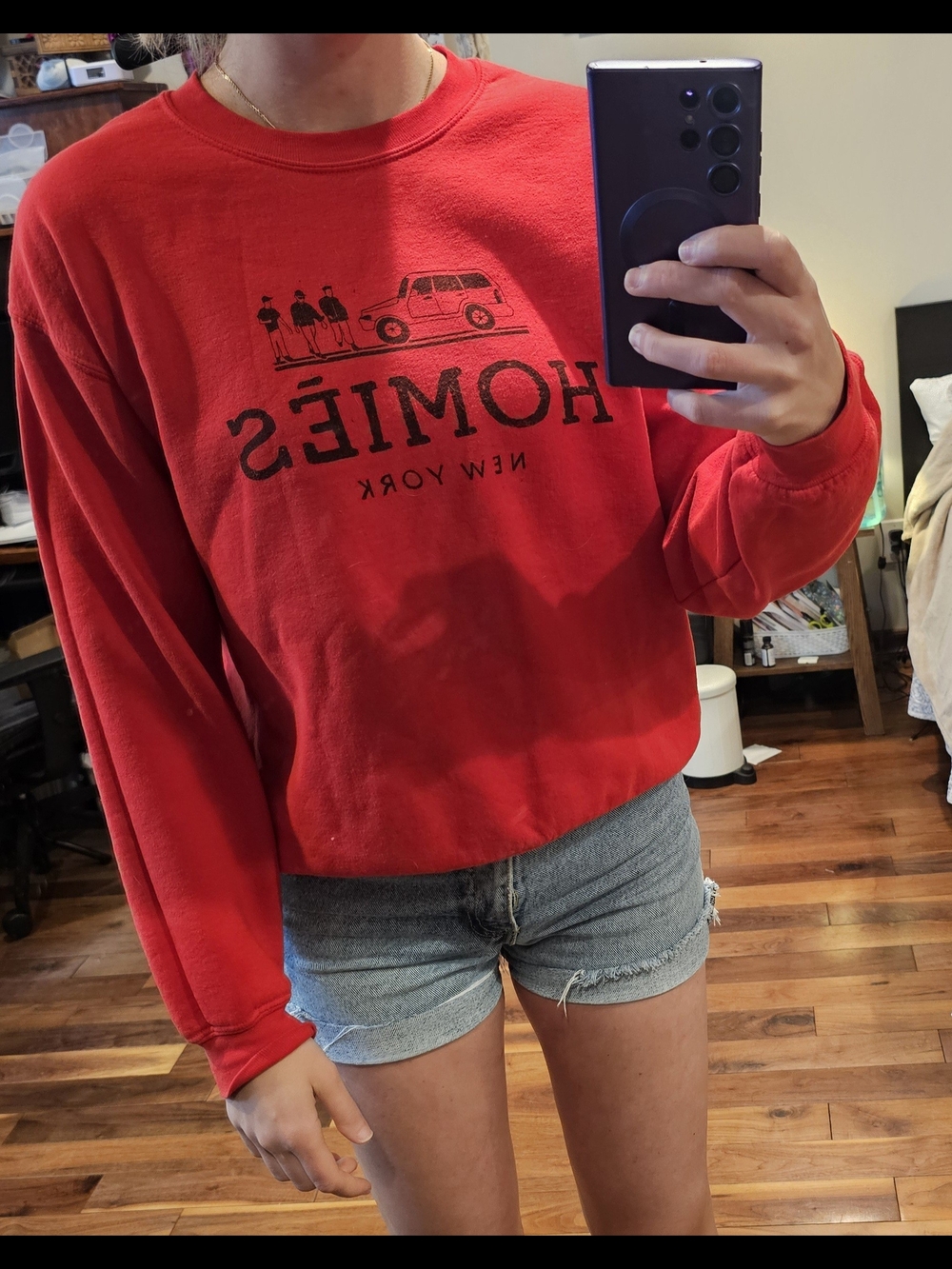 Homie Red Logo Crewneck Sweatshirt